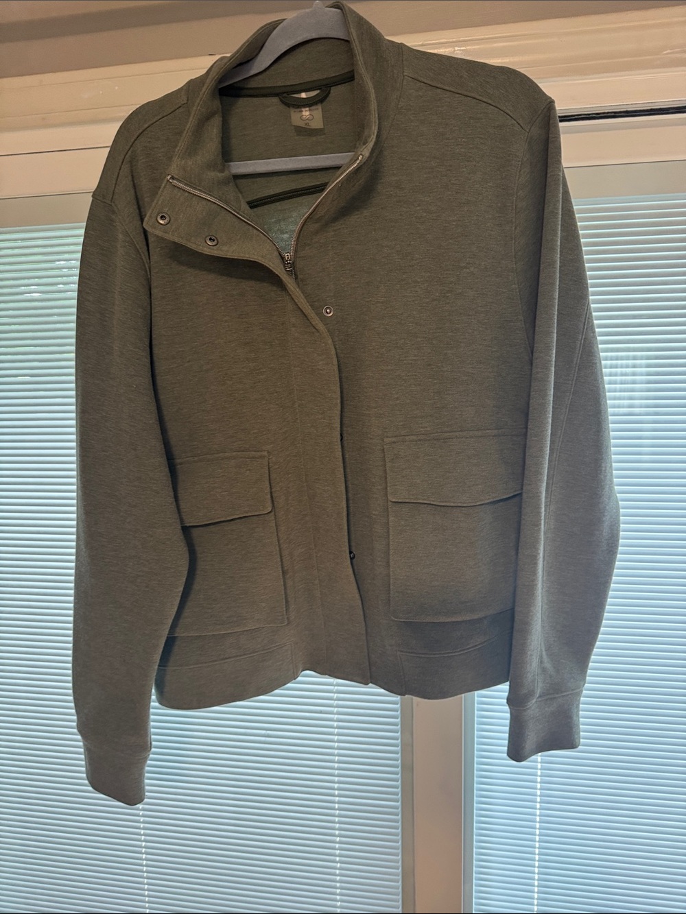 CALIA by Carrie Underwood Olive Utility Bomber Jacket